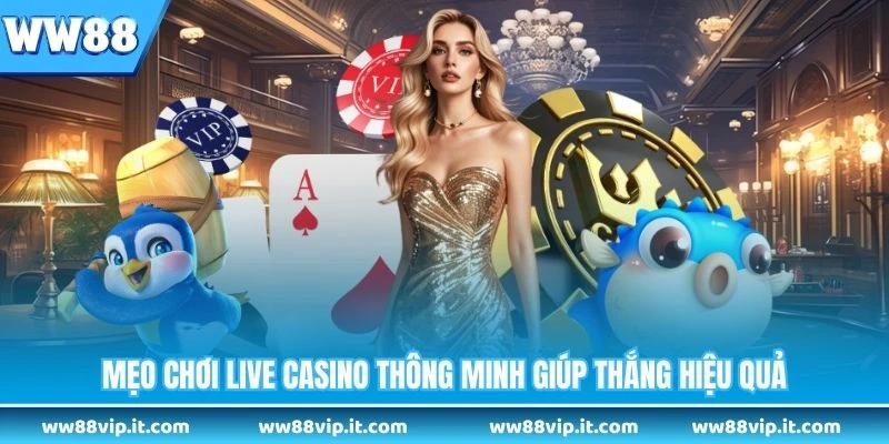 Live Casino WW88 - Tận Hưởng Sòng Bạc Trực Tiếp Đỉnh Cao Mẹo chơi live casino thông minh giúp thắng hiệu quả