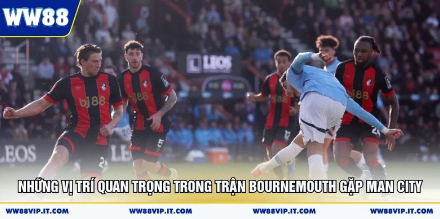 Nhận Định Bournemouth Vs Man City 17/05 Hấp Dẫn Nhất Những vị trí quan trọng trong trận Bournemouth gặp Man City